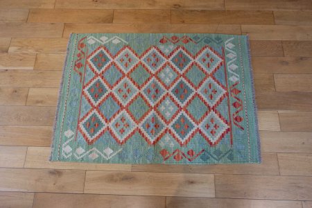 Hand-Made Mazar Kilim From Afghanistan