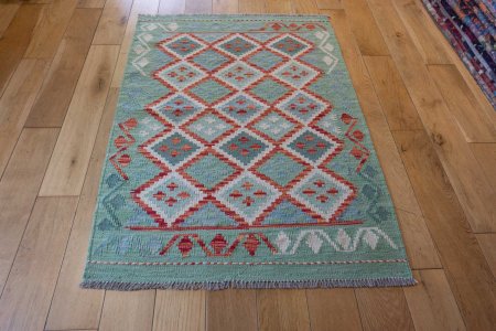 Hand-Made Mazar Kilim From Afghanistan