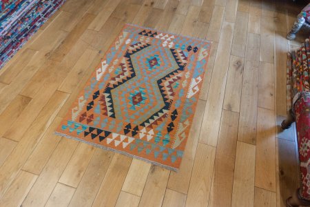 Hand-Made Mazar Kilim From Afghanistan