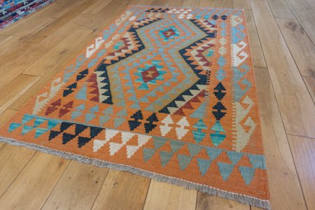 Hand-Made Mazar Kilim From Afghanistan