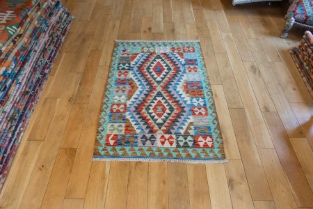 Hand-Made Mazar Kilim From Afghanistan