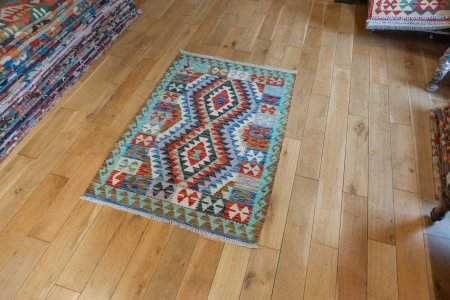 Hand-Made Mazar Kilim From Afghanistan