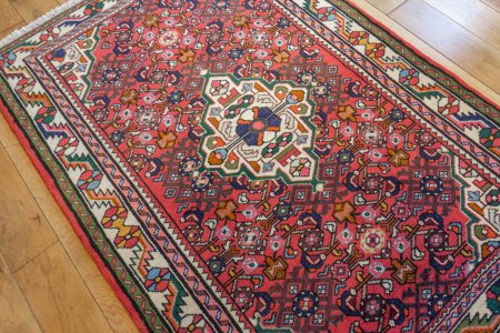 Hand-Knotted Hosseinabad Rug From Iran (Persian)