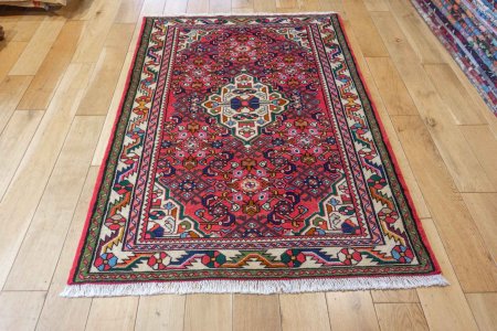 Hand-Knotted Hosseinabad Rug From Iran (Persian)
