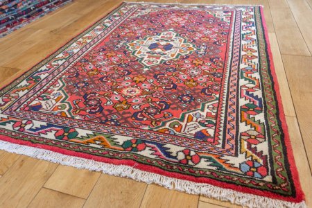 Hand-Knotted Hosseinabad Rug From Iran (Persian)