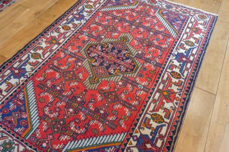 Hand-Knotted Enjilas Rug From Iran (Persian)