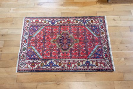 Hand-Knotted Enjilas Rug From Iran (Persian)