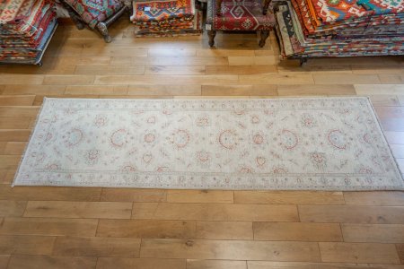 Hand-Knotted Ziegler Runner From Afghanistan