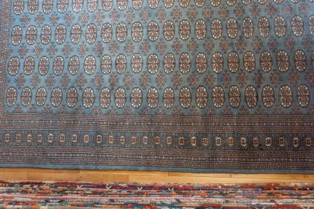 Hand-Knotted Bokhara Rug From Pakistan