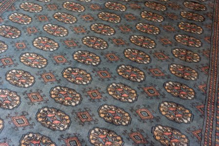 Hand-Knotted Bokhara Rug From Pakistan