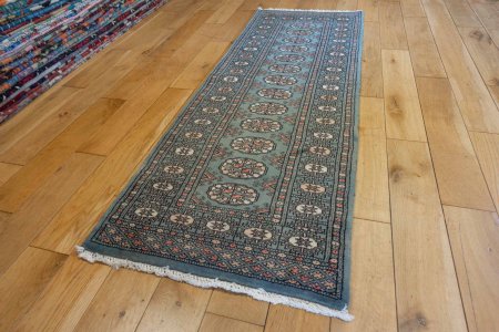 Hand-Knotted Bokhara Runner From Pakistan