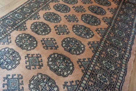 Hand-Knotted Bokhara Runner From Pakistan