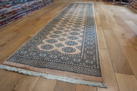 Hand-Knotted Bokhara Runner From Pakistan