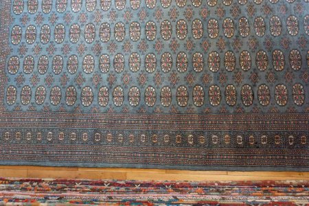 Hand-Knotted Bokhara Rug From Pakistan