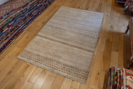 Hand-Knotted Afghan Khyber Rug From Afghanistan