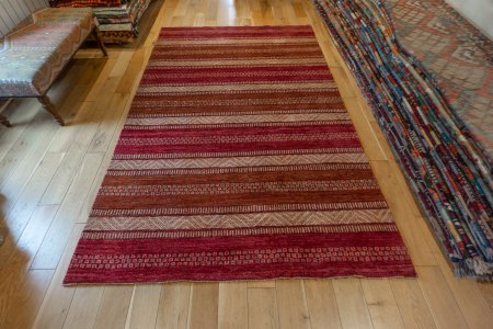 Hand-Knotted Afghan Khyber Rug From Afghanistan