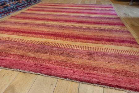 Hand-Knotted Afghan Khyber Rug From Afghanistan