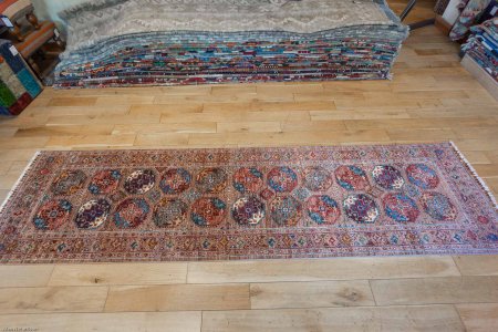 Hand-Knotted Ersari Runner From Pakistan