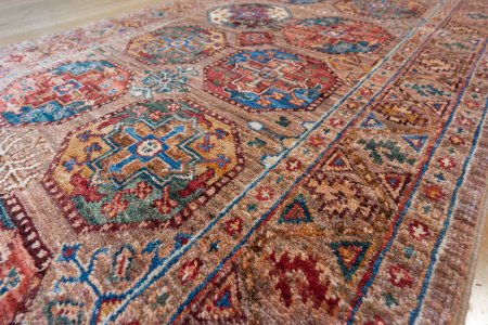 Hand-Knotted Ersari Runner From Pakistan