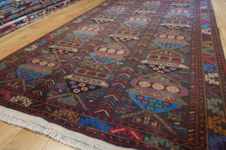 Hand-Knotted Baluch War Rug From Afghanistan