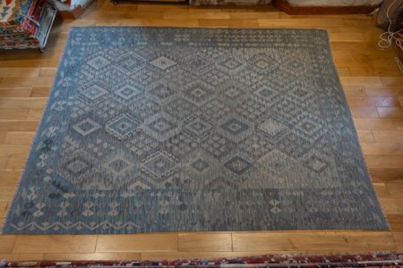 Hand-Made Mazar Kilim From Afghanistan