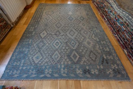 Hand-Made Mazar Kilim From Afghanistan