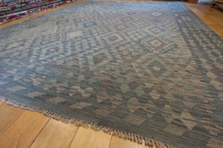 Hand-Made Mazar Kilim From Afghanistan