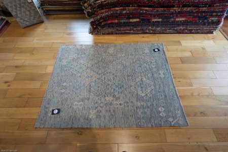 Hand-Made Mazar Kilim From Afghanistan