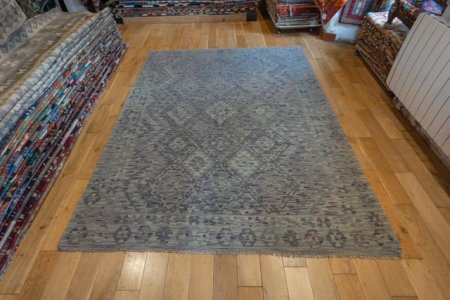 Hand-Made Mazar Kilim From Afghanistan