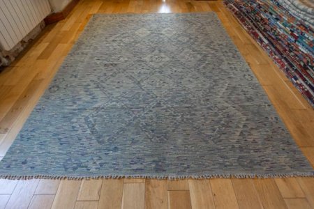 Hand-Made Mazar Kilim From Afghanistan