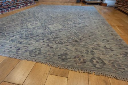 Hand-Made Mazar Kilim From Afghanistan