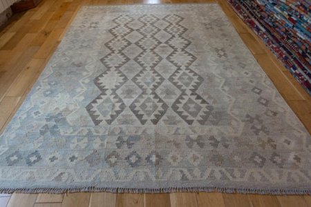 Hand-Made Mazar Kilim From Afghanistan