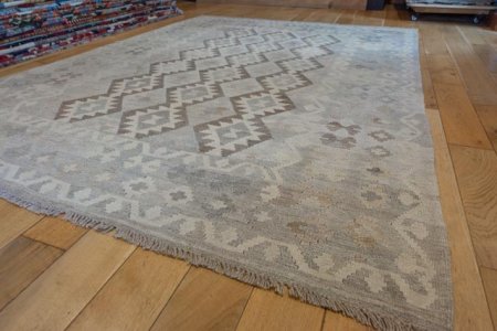 Hand-Made Mazar Kilim From Afghanistan