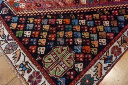 Hand-Knotted Qashgai Rug From Iran (Persian)