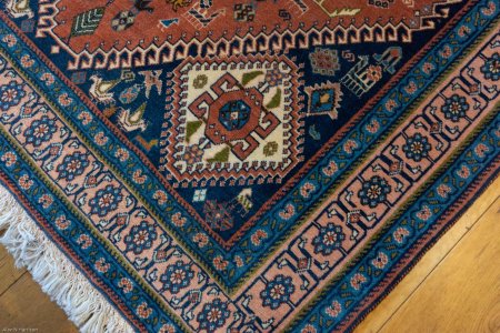 Hand-Knotted Kashkouli Rug From Iran (Persian)