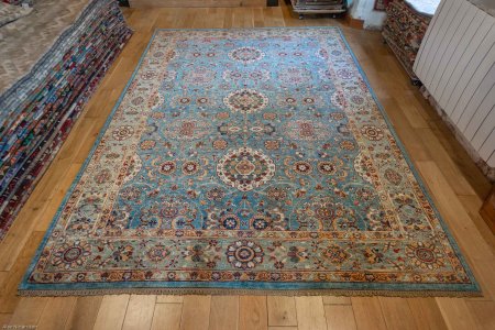 Hand-Knotted Sultanabad Rug From Afghanistan