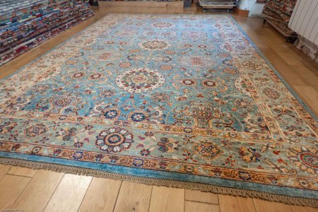Hand-Knotted Sultanabad Rug From Afghanistan