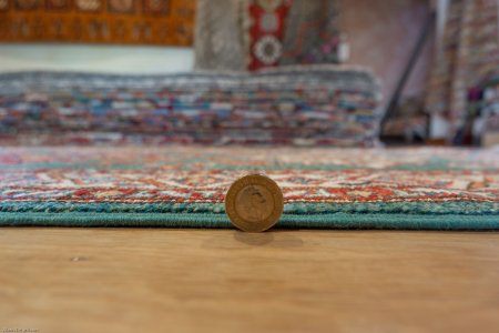 Hand-Knotted Kazak Runner From Afghanistan