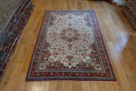 Hand-Knotted Bidjar Rug From Iran (Persian)