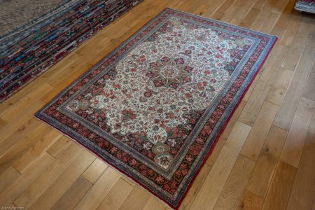 Hand-Knotted Bidjar Rug From Iran (Persian)