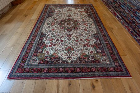 Hand-Knotted Bidjar Rug From Iran (Persian)