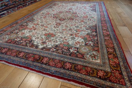 Hand-Knotted Bidjar Rug From Iran (Persian)