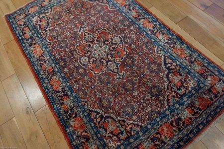 Hand-Knotted Bidjar Rug From Iran (Persian)