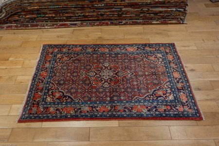 Hand-Knotted Bidjar Rug From Iran (Persian)
