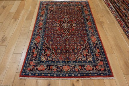 Hand-Knotted Bidjar Rug From Iran (Persian)