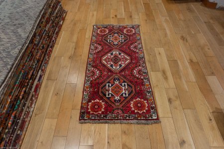 Hand-Knotted Qashgai Rug From Iran (Persian)