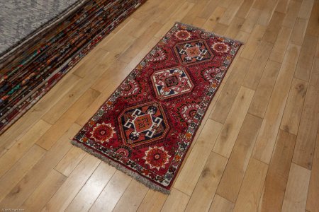 Hand-Knotted Qashgai Rug From Iran (Persian)