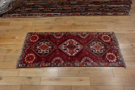 Hand-Knotted Qashgai Rug From Iran (Persian)
