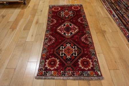Hand-Knotted Qashgai Rug From Iran (Persian)
