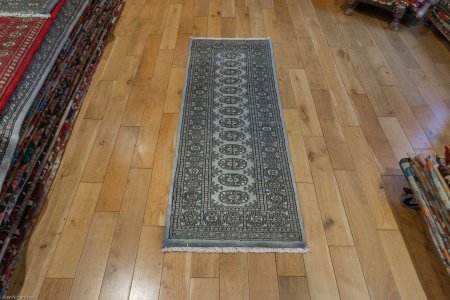 Hand-Knotted Bokhara Runner From Pakistan